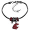 NCAA - Washington St. Cougars Euro Bead Bracelet-Jewelry & Accessories,Bracelets,Euro Bead Bracelets,College Euro Bead Bracelets-JadeMoghul Inc.