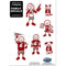 NCAA - Washington St. Cougars Family Decal Set Small-Automotive Accessories,Decals,Family Character Decals,Small Family Decals,College Small Family Decals-JadeMoghul Inc.