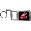 NCAA - Washington St. Cougars Flashlight Key Chain with Bottle Opener-Key Chains,Flashlight Key Chain With Bottle Opener,College Flashlight Key Chain With Bottle Opener-JadeMoghul Inc.
