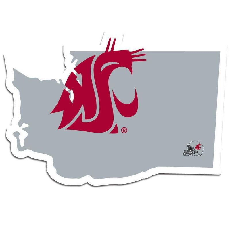 NCAA - Washington St. Cougars Home State Decal-Automotive Accessories,Decals,Home State Decals,College Home State Decals-JadeMoghul Inc.