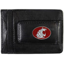 NCAA - Washington St. Cougars Leather Cash & Cardholder-Wallets & Checkbook Covers,Cash & Cardholders,College Cash & Cardholders-JadeMoghul Inc.