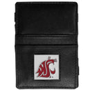 NCAA - Washington St. Cougars Leather Jacob's Ladder Wallet-Wallets & Checkbook Covers,Jacob's Ladder Wallets,College Jacob's Ladder Wallets-JadeMoghul Inc.
