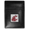NCAA - Washington St. Cougars Leather Money Clip/Cardholder Packaged in Gift Box-Wallets & Checkbook Covers,Money Clip/Cardholders,Gift Box Packaging,College Money Clip/Cardholders-JadeMoghul Inc.