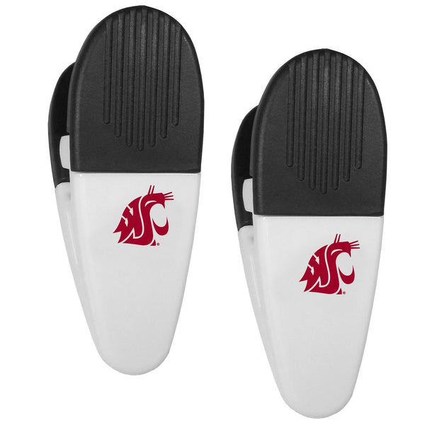 NCAA - Washington St. Cougars Mini Chip Clip Magnets, 2 pk-Other Cool Stuff,College Other Cool Stuff,Washington St. Cougars Other Cool Stuff-JadeMoghul Inc.