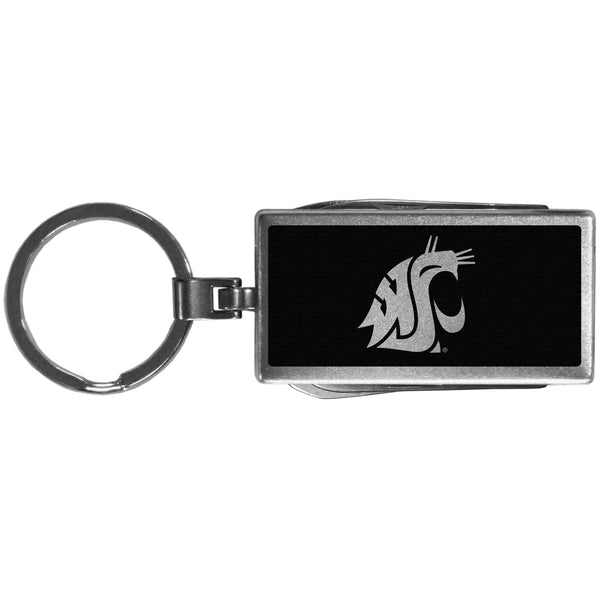 NCAA - Washington St. Cougars Multi-tool Key Chain, Black-Key Chains,College Key Chains,Washington St. Cougars Key Chains-JadeMoghul Inc.