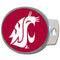 NCAA - Washington St. Cougars Oval Metal Hitch Cover Class II and III-Automotive Accessories,Hitch Covers,Oval Metal Hitch Covers Class III,College Oval Metal Hitch Covers Class III-JadeMoghul Inc.