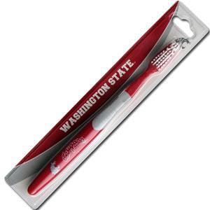 NCAA - Washington St. Cougars Toothbrush-Home & Office,Toothbrushes,Adult Toothbrushes,College Adult Toothbrushes-JadeMoghul Inc.
