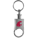 NCAA - Washington St. Cougars Valet Key Chain-Key Chains,College Key Chains,Washington St. Cougars Key Chains-JadeMoghul Inc.