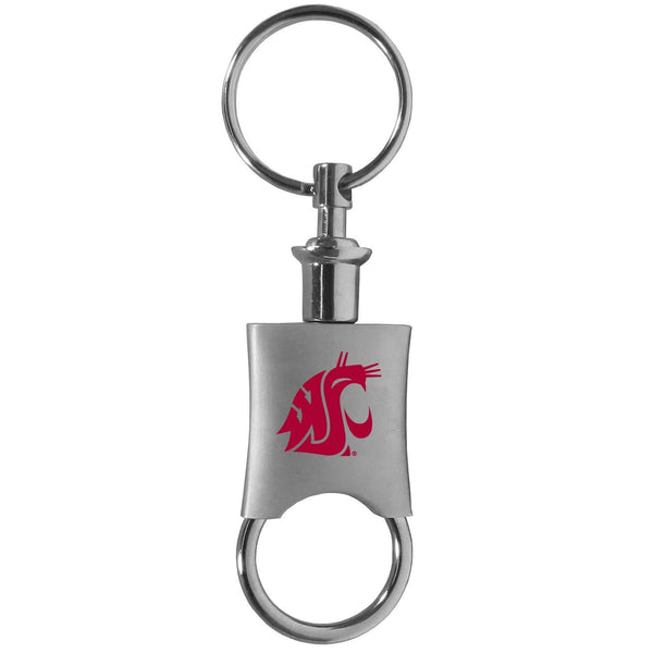 NCAA - Washington St. Cougars Valet Key Chain-Key Chains,College Key Chains,Washington St. Cougars Key Chains-JadeMoghul Inc.