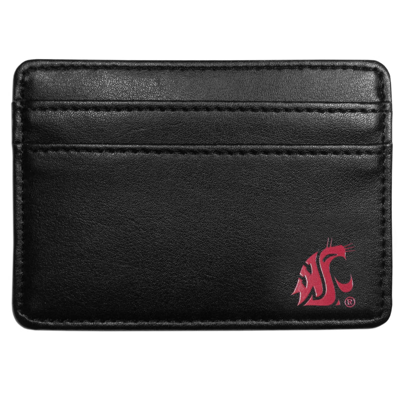 NCAA - Washington St. Cougars Weekend Wallet-Wallets & Checkbook Covers,Weekend Wallets,College Weekend Wallets-JadeMoghul Inc.