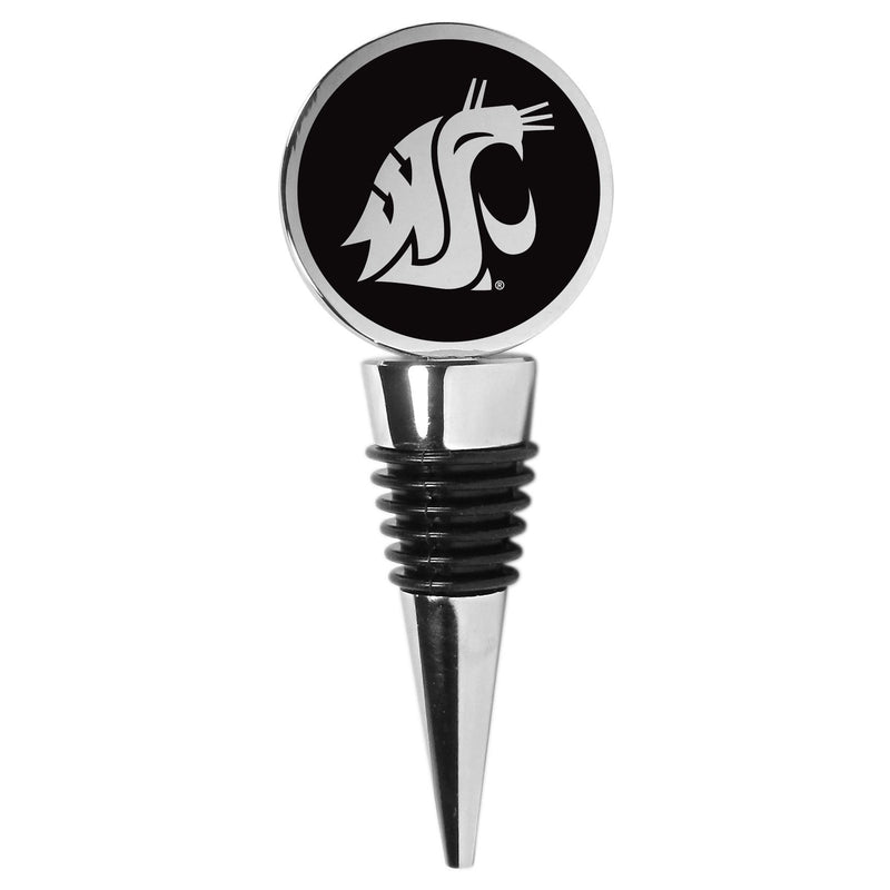 NCAA - Washington St. Cougars Wine Stopper-Tailgating & BBQ Accessories,Wine Accessories,Wine Stopper,College Wine Stopper-JadeMoghul Inc.