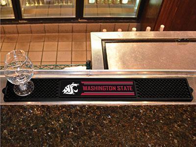 BBQ Grill Mat NCAA Washington State Drink Tailgate Mat 3.25"x24"