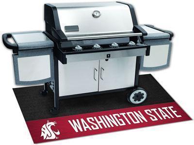BBQ Grill Mat NCAA Washington State Grill Tailgate Mat 26"x42"
