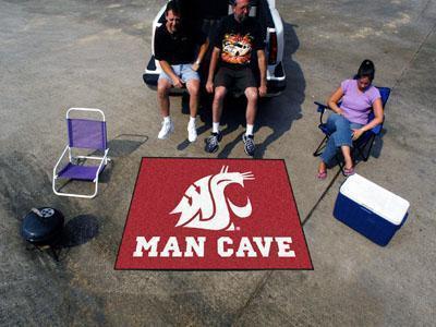 BBQ Accessories NCAA Washington State Man Cave Tailgater Rug 5'x6'