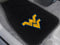 Car Floor Mats NCAA West Virginia 2-pc Embroidered Front Car Mats 18"x27"