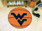 Round Area Rugs NCAA West Virginia Basketball Mat 27" diameter