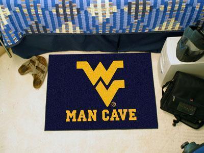 Outdoor Rug NCAA West Virginia Man Cave Starter Rug 19"x30"