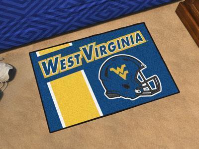 Outdoor Rugs NCAA West Virginia Uniform Starter Rug 19"x30"