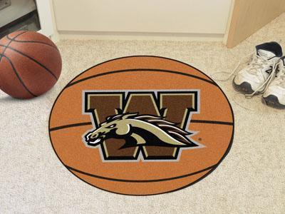 Round Rugs For Sale NCAA Western Michigan Basketball Mat 27" diameter