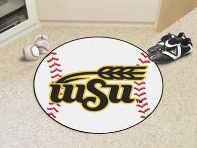 Round Rugs For Sale NCAA Wichita State Baseball Mat 27" diameter