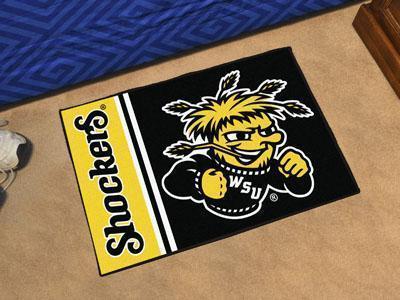 Outdoor Rug NCAA Wichita State Uniform Starter Rug 19"x30"