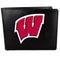 NCAA - Wisconsin Badgers Bi-fold Wallet Large Logo-Wallets & Checkbook Covers,College Wallets,Wisconsin Badgers Wallets-JadeMoghul Inc.