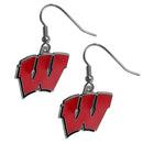 NCAA - Wisconsin Badgers Dangle Earrings-Jewelry & Accessories,Earrings,Dangle Earrings,Dangle Earrings,College Dangle Earrings-JadeMoghul Inc.