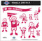 NCAA - Wisconsin Badgers Family Decal Set Large-Automotive Accessories,Decals,Family Character Decals,Large Family Decals,College Large Family Decals-JadeMoghul Inc.