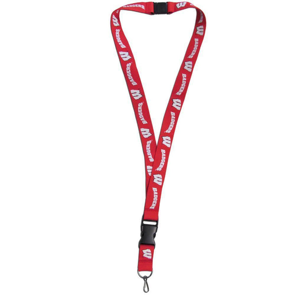 NCAA - Wisconsin Badgers Lanyard-Jewelry & Accessories,Lanyards,College Lanyards-JadeMoghul Inc.
