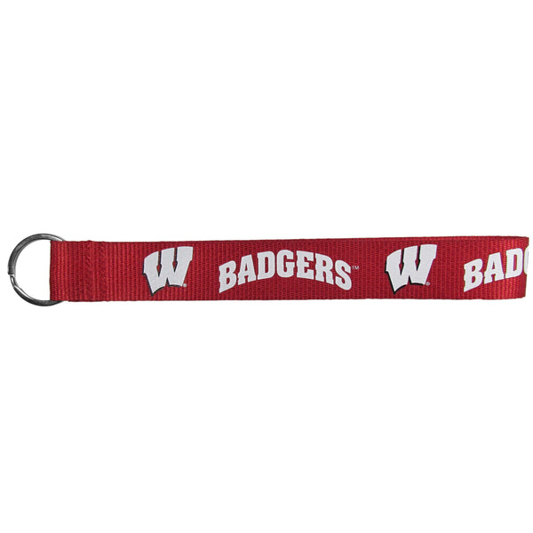 NCAA - Wisconsin Badgers Lanyard Key Chain-Key Chains,Lanyard Key Chains,College Lanyard Key Chains-JadeMoghul Inc.