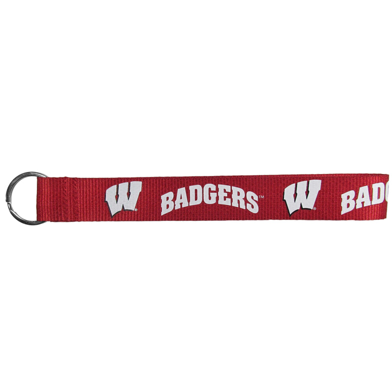 NCAA - Wisconsin Badgers Lanyard Key Chain-Key Chains,Lanyard Key Chains,College Lanyard Key Chains-JadeMoghul Inc.