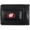 NCAA - Wisconsin Badgers Leather Cash & Cardholder-Wallets & Checkbook Covers,Cash & Cardholders,College Cash & Cardholders-JadeMoghul Inc.