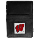 NCAA - Wisconsin Badgers Leather Jacob's Ladder Wallet-Wallets & Checkbook Covers,Jacob's Ladder Wallets,College Jacob's Ladder Wallets-JadeMoghul Inc.