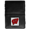 NCAA - Wisconsin Badgers Leather Jacob's Ladder Wallet-Wallets & Checkbook Covers,Jacob's Ladder Wallets,College Jacob's Ladder Wallets-JadeMoghul Inc.