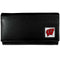 NCAA - Wisconsin Badgers Leather Women's Wallet-Wallets & Checkbook Covers,Women's Wallets,College Women's Wallets-JadeMoghul Inc.