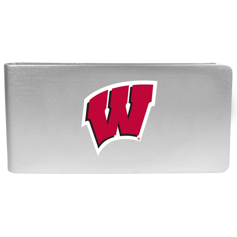 NCAA - Wisconsin Badgers Logo Money Clip-Wallets & Checkbook Covers,College Wallets,Wisconsin Badgers Wallets-JadeMoghul Inc.