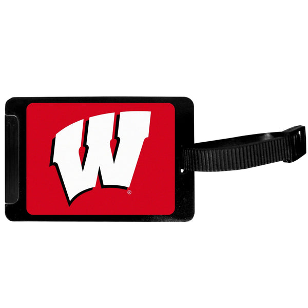 NCAA - Wisconsin Badgers Luggage Tag-Other Cool Stuff,College Other Cool Stuff,College Magnets,Luggage Tags-JadeMoghul Inc.