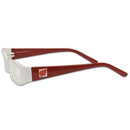 NCAA - Wisconsin Badgers Reading Glasses +1.75-Sunglasses, Eyewear & Accessories,Reading Glasses,Colored Frames, Power 1.75,College Power 1.75-JadeMoghul Inc.