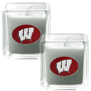 NCAA - Wisconsin Badgers Scented Candle Set-Home & Office,Candles,Candle Sets,College Candle Sets-JadeMoghul Inc.
