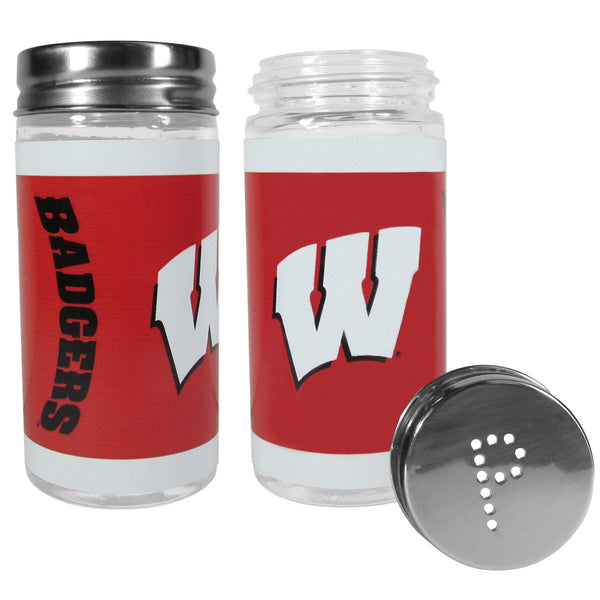 NCAA - Wisconsin Badgers Tailgater Salt & Pepper Shakers-Tailgating & BBQ Accessories,Salt & Pepper Shakers,Tailgater Salt & Pepper ShakersCollege Tailgater Salt & Pepper Shakers-JadeMoghul Inc.