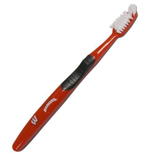 NCAA - Wisconsin Badgers Toothbrush-Home & Office,Toothbrushes,Adult Toothbrushes,College Adult Toothbrushes-JadeMoghul Inc.