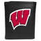 NCAA - Wisconsin Badgers Tri-fold Wallet Large Logo-Wallets & Checkbook Covers,College Wallets,Wisconsin Badgers Wallets-JadeMoghul Inc.