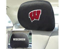 Custom Mats NCAA Wisconsin Head Rest Cover 10"x13"