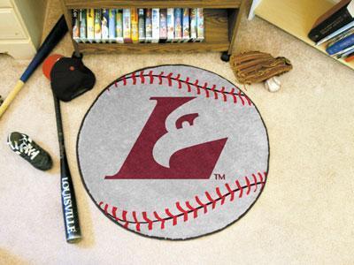 Round Area Rugs NCAA Wisconsin-La Crosse Baseball Mat 27" diameter