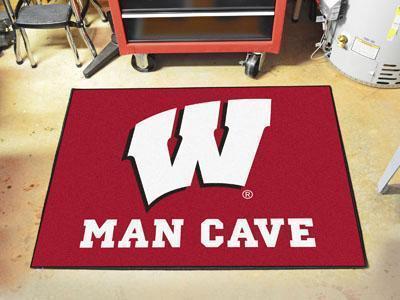 Door Mat NCAA Wisconsin Man Cave All-Star Mat 33.75"x42.5"