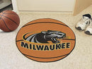 Round Rugs NCAA Wisconsin-Milwaukee Basketball Mat 27" diameter