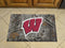 Outdoor Welcome Mats NCAA Wisconsin Scraper Mat 19"x30" Camo