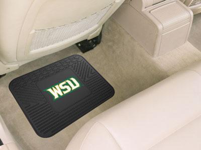 Rubber Mat NCAA Wright State Utility Car Mat 14"x17"