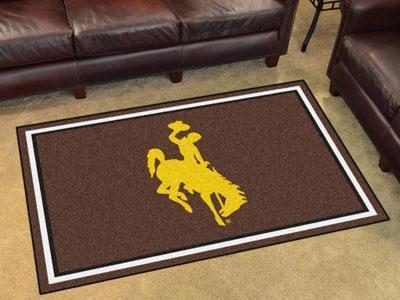 4x6 Rug NCAA Wyoming 4'x6' Plush Rug