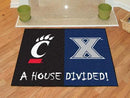 Large Rugs NCAA Xavier Cincinnati House Divided Rug 33.75"x42.5"